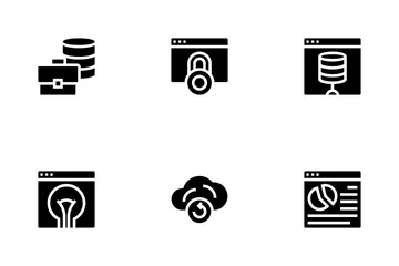 Database And Servers - Solid Version Icon Pack