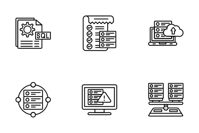 Download Database And Storage Icon pack Available in SVG, PNG & Icon Fonts