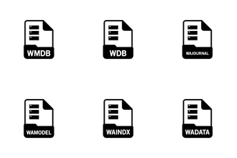 Database File Format Icon Pack