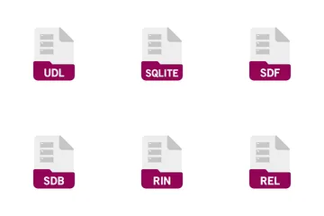Database File Format Icon Pack
