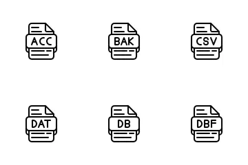 Database File Icon Pack