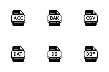 Database File Icon Pack