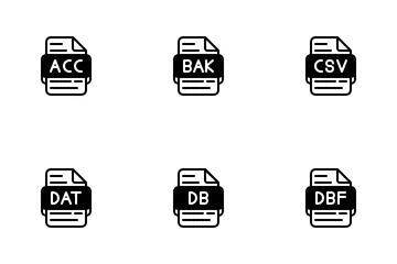 Database File Icon Pack