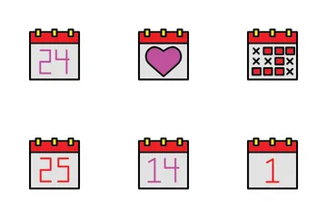 Date And Calendar Icon Pack