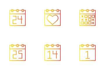 Date And Calendar Icon Pack