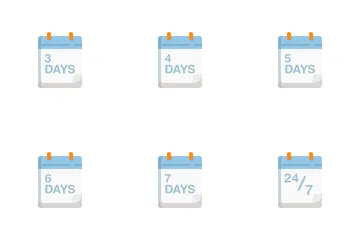 Date And Calendar Icon Pack