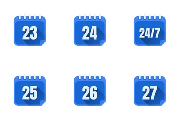 Date And Calendar Icon Pack