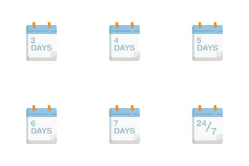 Date And Calendar Icon Pack