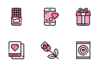 Date And Love Icon Pack