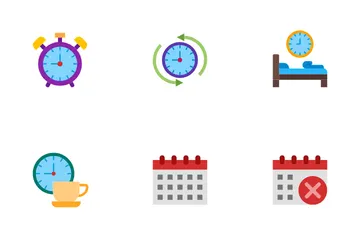 Date And Time Icon Pack