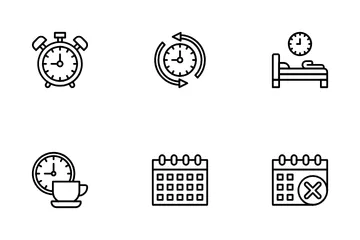 Date And Time Icon Pack