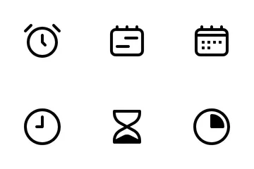 Date And Time Icon Pack