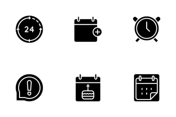 Date And Time Icon Pack