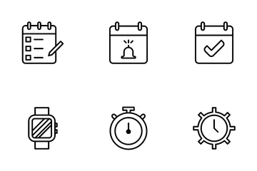 Date And Time Icon Pack