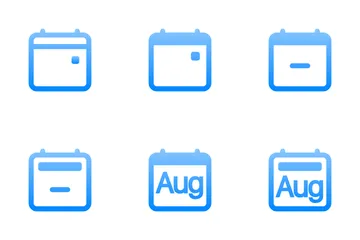 Date And Time Icon Pack