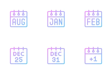 Date And Time Icon Pack