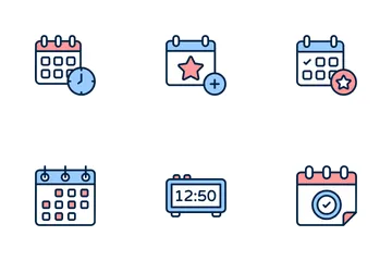 Date And Time Icon Pack