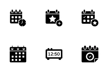 Date And Time Icon Pack