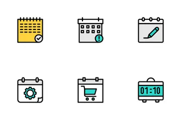 Date And Time Icon Pack