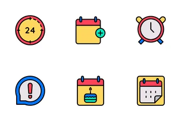 Date And Time Icon Pack