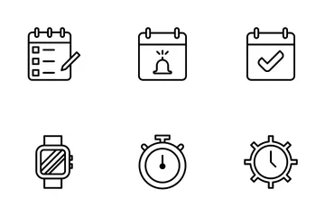 Date And Time Icon Pack