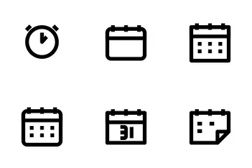 Date & Time Icon Pack