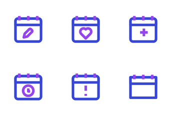 Date & Time Icon Pack