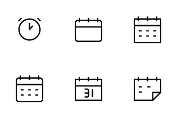 Date & Time Icon Pack