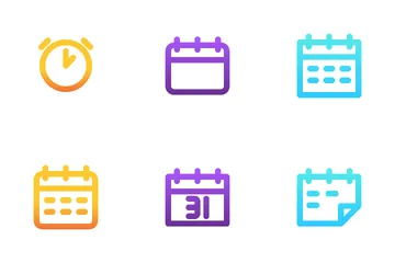 Date & Time Icon Pack