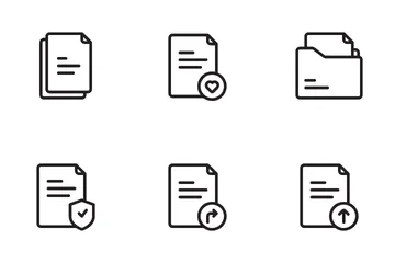 Datei und Dokument Symbolpack