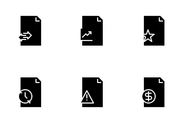 Datei und Dokument Symbolpack