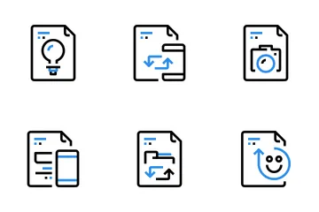 Datei und Dokument Symbolpack