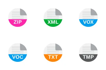 Datei- und Dokumentformate Symbolpack