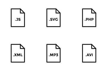 Symbol „Dateien und Ordner“ Icon Pack