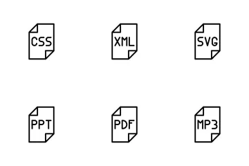 Dateierweiterungen Symbolpack