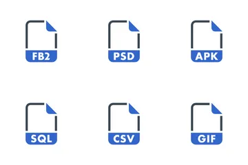 Dateiformate Symbolpack