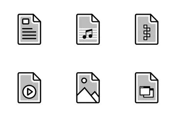 Dateiformate Symbolpack