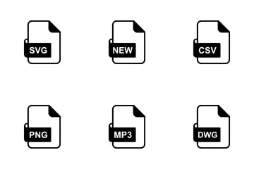 Dateiformate Symbolpack