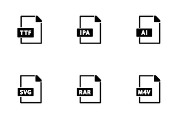 Dateiformate Symbolpack