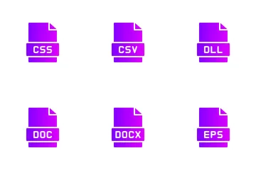 Dateiformate Symbolpack