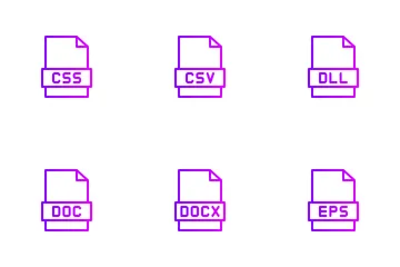 Dateiformate Symbolpack