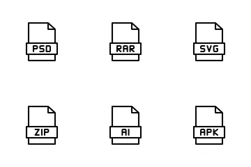 Dateiformate Symbolpack