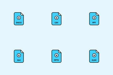 Dateiformate Symbolpack