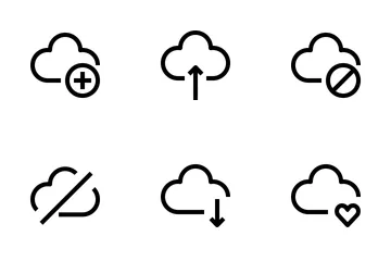 Datenbank und Netzwerk Symbolpack