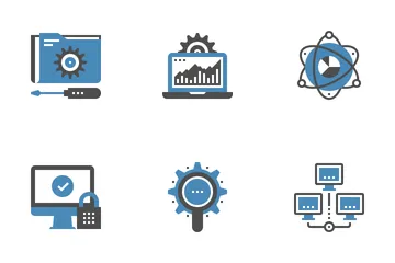 Datenorganisation und -verwaltung Symbolpack