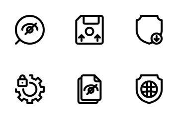 Datenschutz Symbolpack