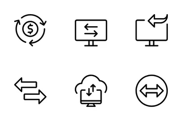 Datentransfer Symbolpack