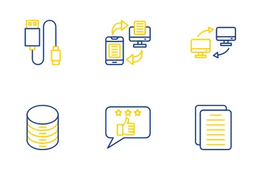 Datentransfer Symbolpack