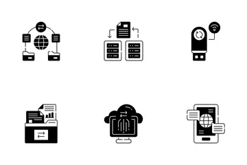 Datentransfer Symbolpack