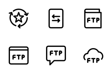 Datentransfer Symbolpack